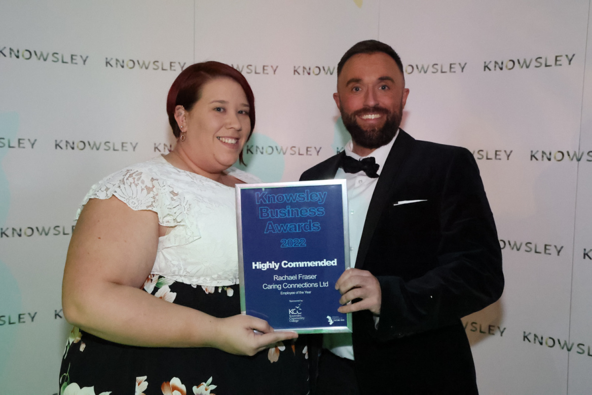 Employee of the Year: Highly Commended - Rachael Fraser, Caring Connections Ltd